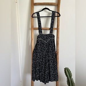 Vintage jumper with suspenders